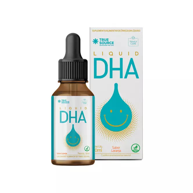 DHA LIQUIDO SABOR LARANJA 30ML TRUE SOURCE