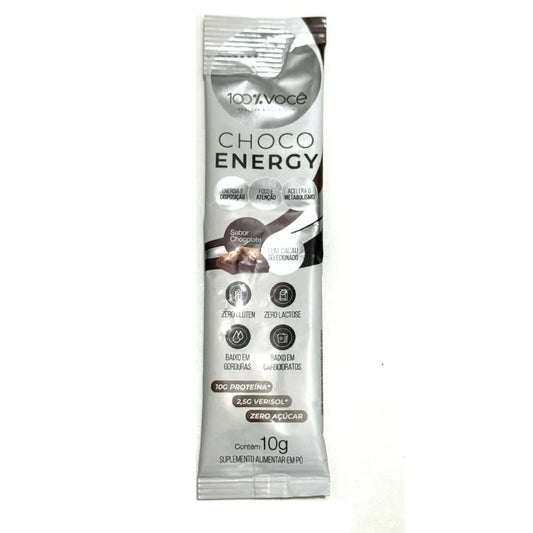 CHOCO ENERGY CHOCOLATE SACHE DE 10G 100% VOCE