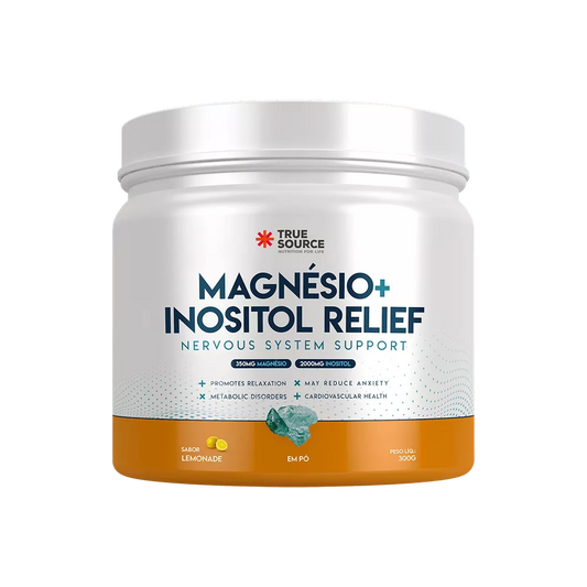 MAGNÉSIO + INOSITOL RELIEF LIMONADE 300G TRUE SOURCE