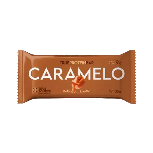 BARRINHA DE TAMARA TRUE BAR PROTEIN SABOR CARAMELO 35G - TRUE SOURCE