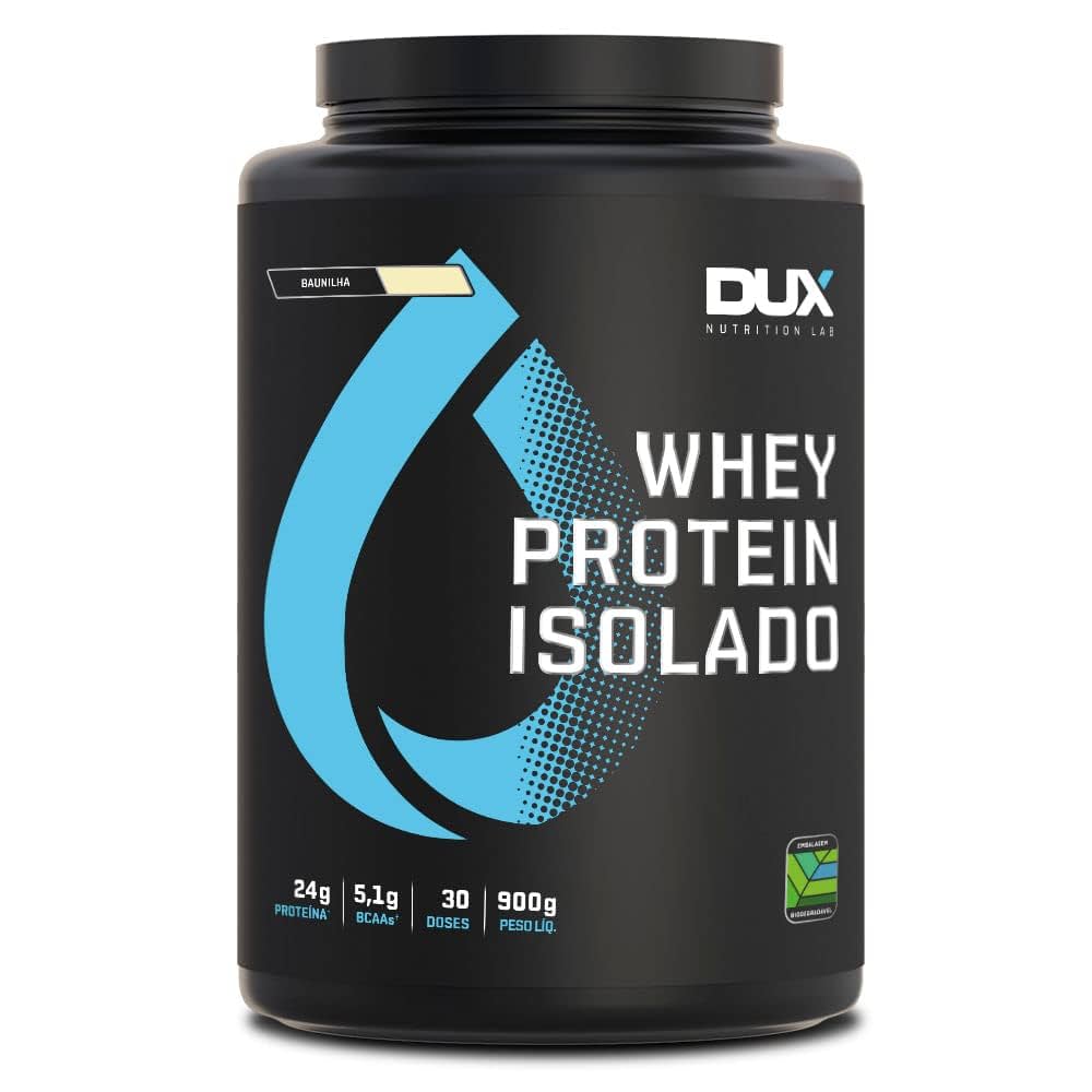 WHEY PROTEIN ISOLADO DUX 900G BAUNILHA