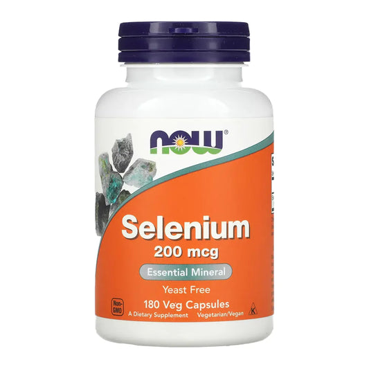 SELENIUM 200MCG - NOW 180 CAPSULAS