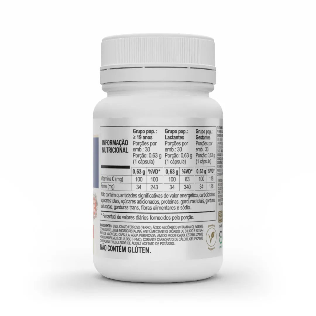FERRO PLUS 30 CAPSULAS 500MG VITAFOR