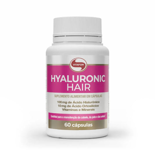 HYALURONIC HAIR 60 CAPSULAS 500MG VITAFOR