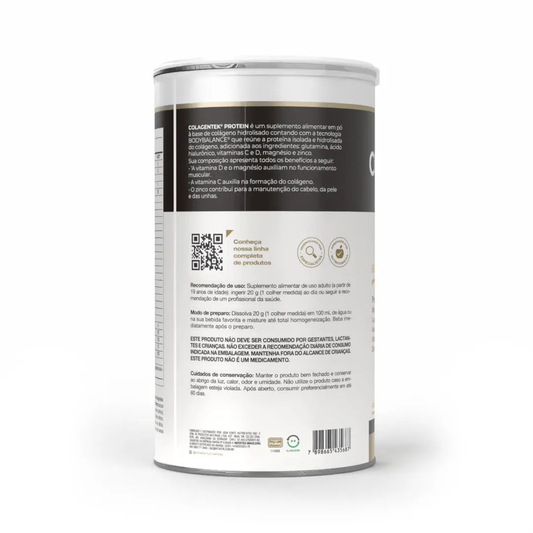 COLAGENTEK PROTEIN LATA 460G SABOR TANGERINA VITAFOR