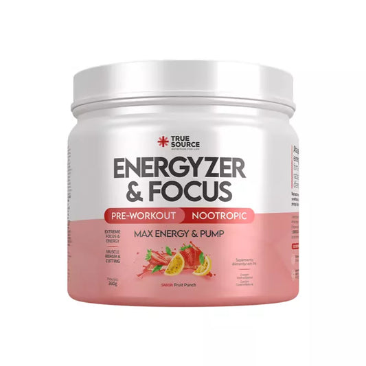 TRUE ENERGYZER & FOCUS FRUIT POUNCH 360G TRUE SOURCE