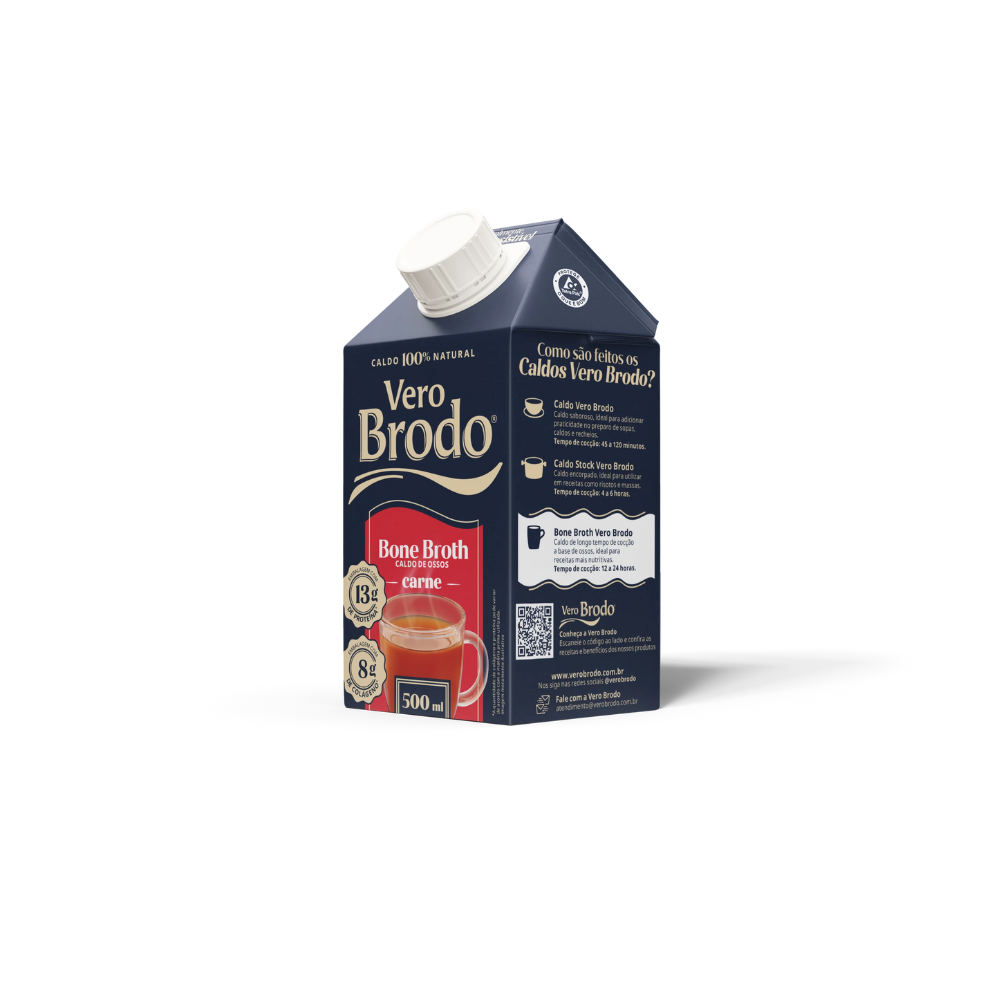 BONE BROTH BOVINO 500ML - VERO BRODO