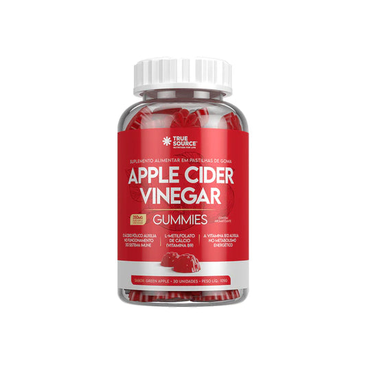 VINAGRE DE MAÇA GUMMIES APPLE CIDER 30 UNIDADES - TRUE SOURCE