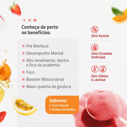 TRUE ENERGYZER & FOCUS FRUIT POUNCH 360G TRUE SOURCE