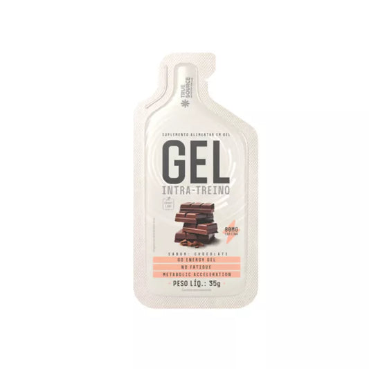 GEL INTRA TREINO CHOCOLATE + CAFEINA 35G - TRUE SOURCE