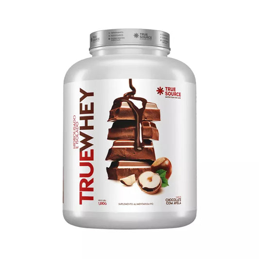 PROTEINA TRUE WHEY CHOCOLATE COM AVELA 1810G TRUE SOURCE