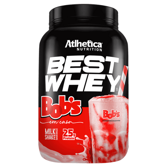 BEST WHEY 900G MILKSHAKE DE MORANGO BOBS