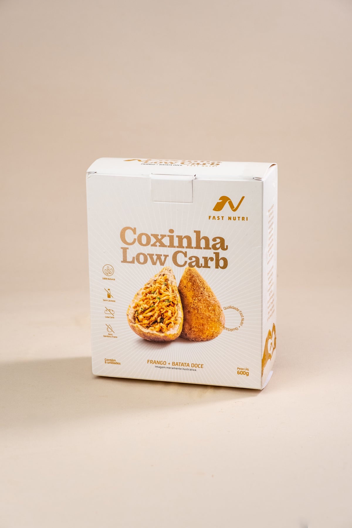 CAIXA COXINHA DE BATATA DOCE 6 UNIDADES
