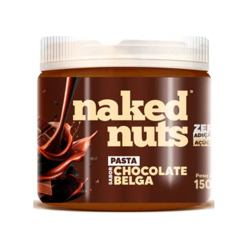 PASTA DE CASTANHA DE CAJU COM CHOCOLATE BELGA CROCANTE 150G NAKED NUTS