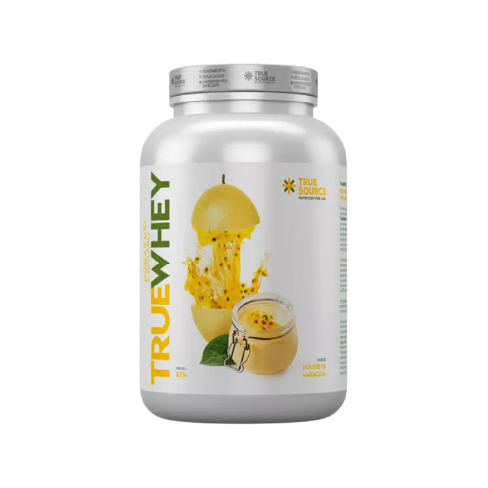 PROTEINA TRUE WHEY MOUSSE DE MARACUJA 837G TRUE SOURCE