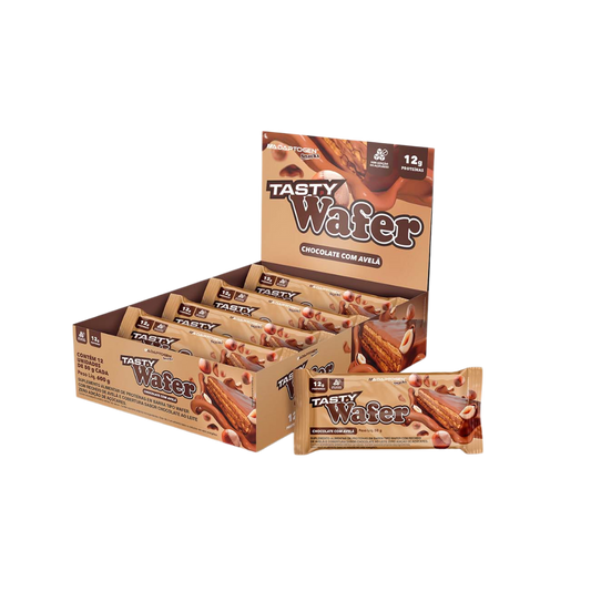 TASTY WAFER CHOCOLATE COM AVELA 50G