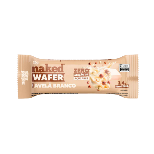 WAFER AVELA BRANCO 26G NAKED NUTS