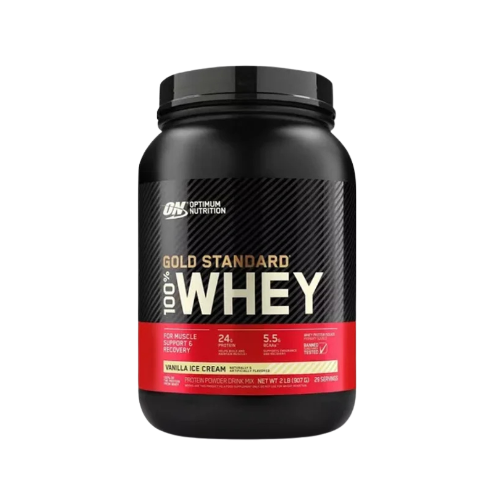 WHEY GOLD 100 BAUNILHA ICE CREAM OPTIMUM NUTRITION 900g