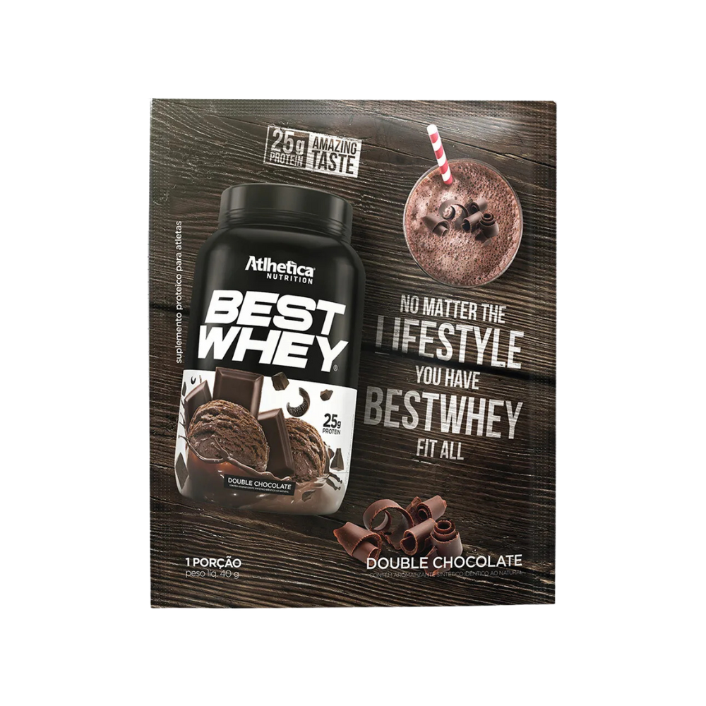 BEST WHEY SACHETS 40G DOUBLE CHOCOLATE