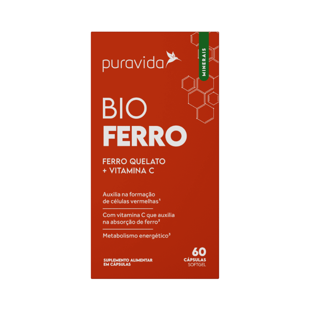 BIO FERRO PURA VIDA 60 CAPSULAS