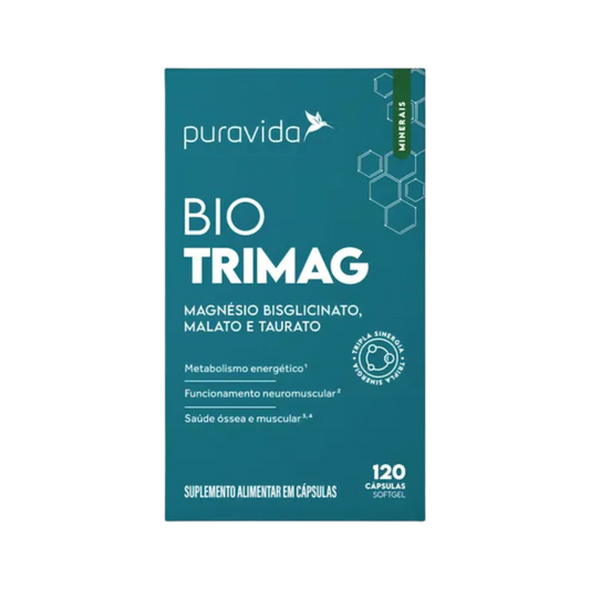 BIO TRI MAGNESIO 120 CAPSULAS PURA VIDA