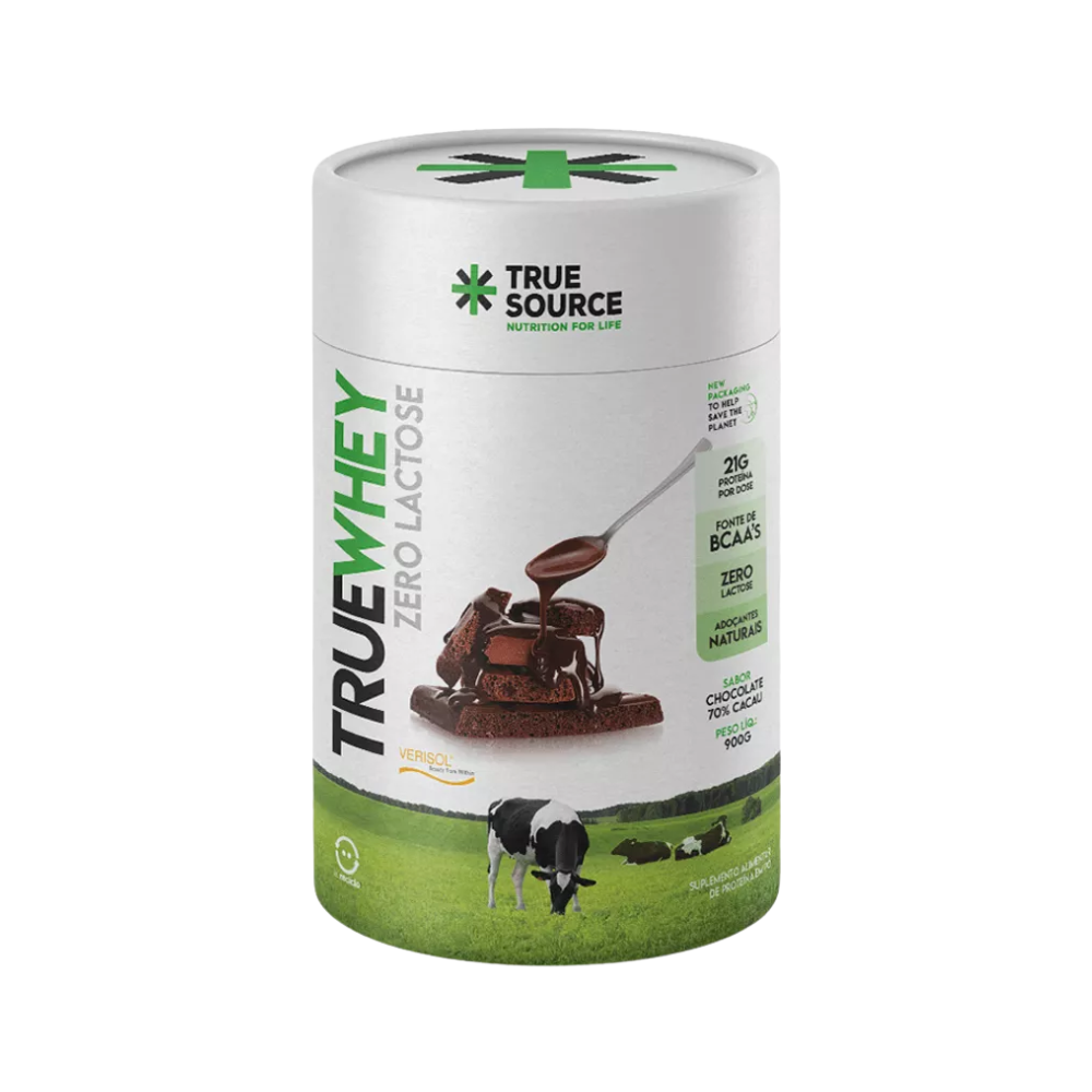 PROTEINA TRUE WHEY CONCENTRADA CHOCOLATE 70% CACAU - TRUE SOURCE