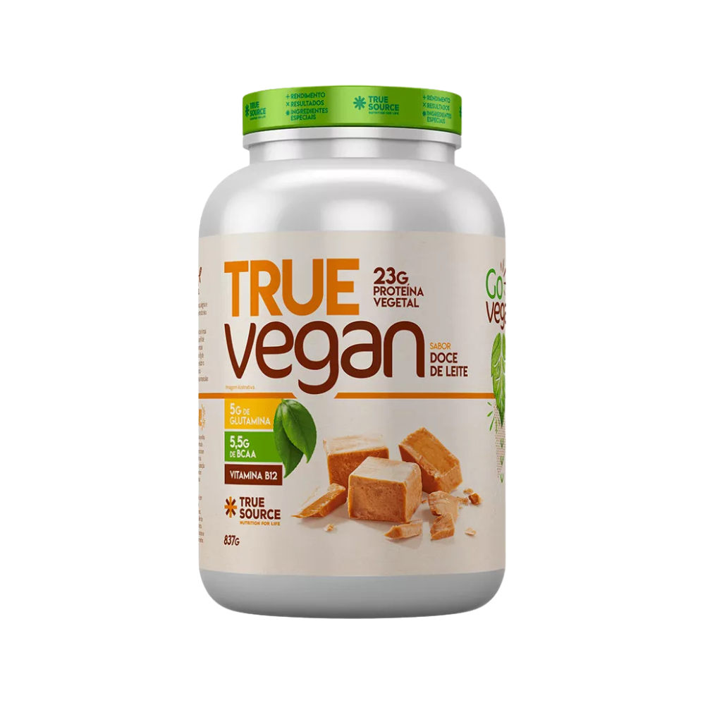 PROTEINA TRUE VEGAN DOCE DE LEITE 837G TRUE SOURCE