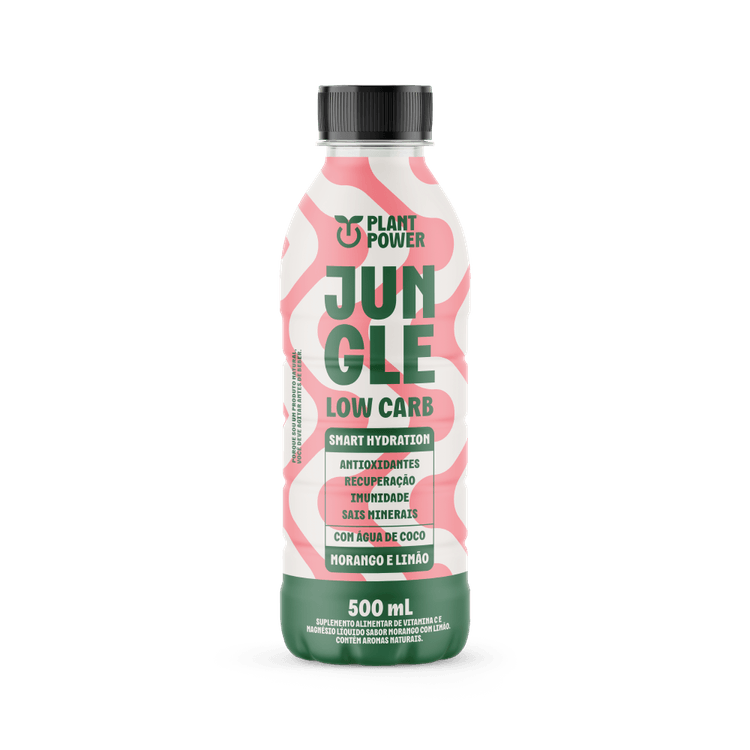 BEBIDA ISOTONICA JUNGLE MORANGO E LIMAO 500ML