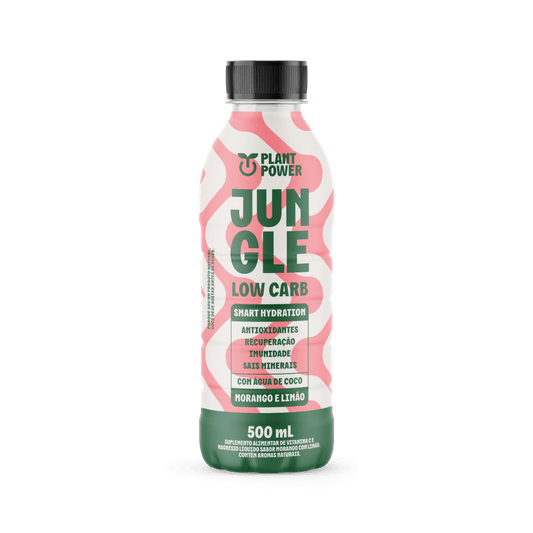 BEBIDA ISOTONICA JUNGLE MORANGO E LIMAO 500ML