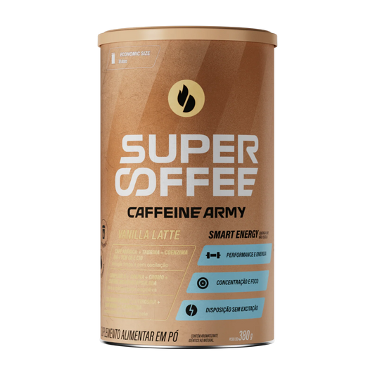 SUPERCOFFEE VANILLA LATTE 3.0 380G - CAFFEINE ARMY
