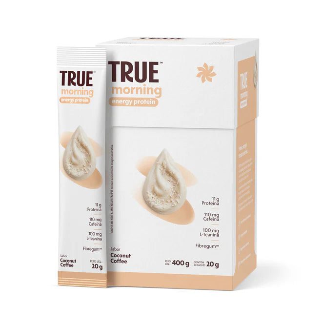 TRUE MORNING ENERGY PROTEIN SABOR COCONUT COFFEE 20G