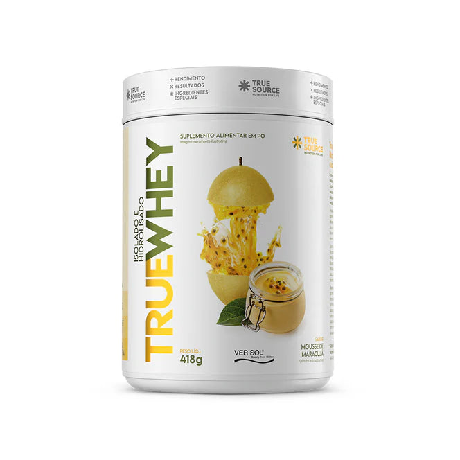 PROTEINA TRUE WHEY MOUSSE DE MARACUJA 1 LB TRUE SOURCE