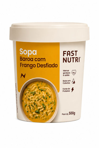 SOPA  DE BAROA COM FRANGO