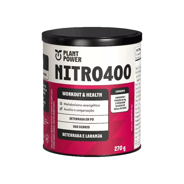 PLANT POWER NITRO400 BETERRABA E LARANJA 270G