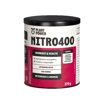PLANT POWER NITRO400 BETERRABA E LARANJA 270G