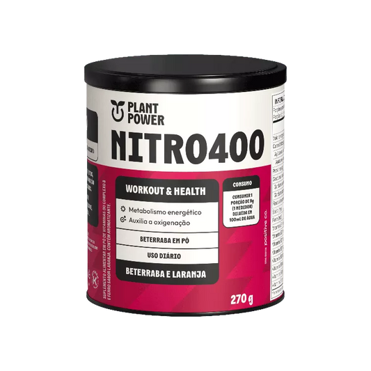 PLANT POWER NITRO400 BETERRABA E LARANJA 270G
