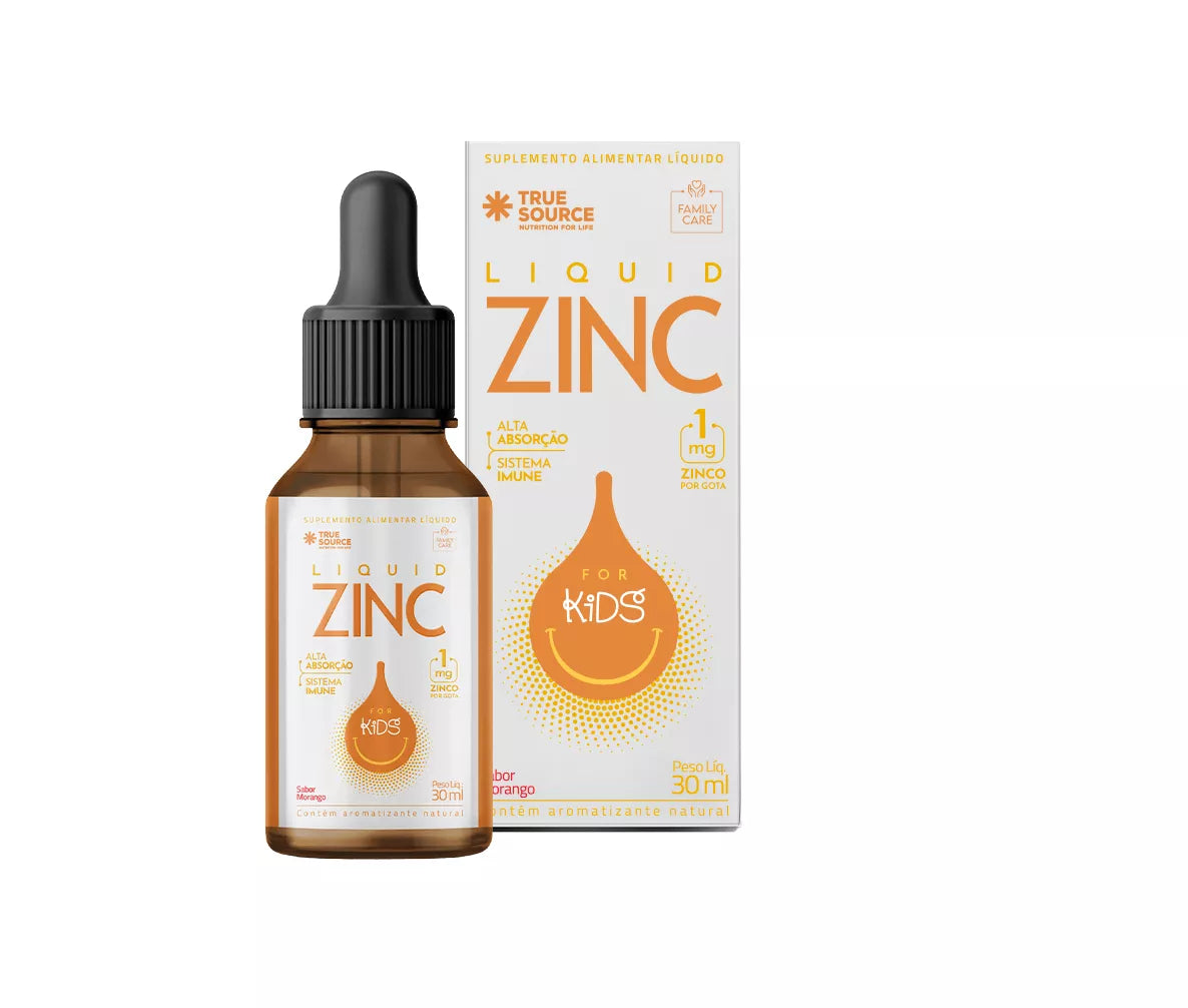 ZINCO LIQUIDO 30ML - TRUE SOURCE