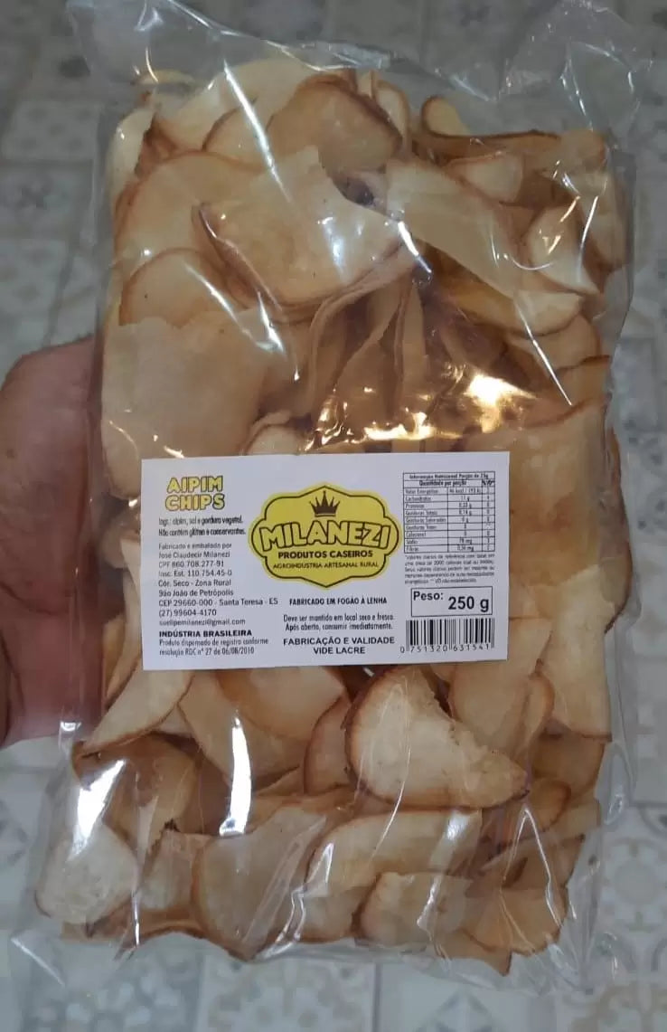 CHIPS AIPIM MILANEZI 250G