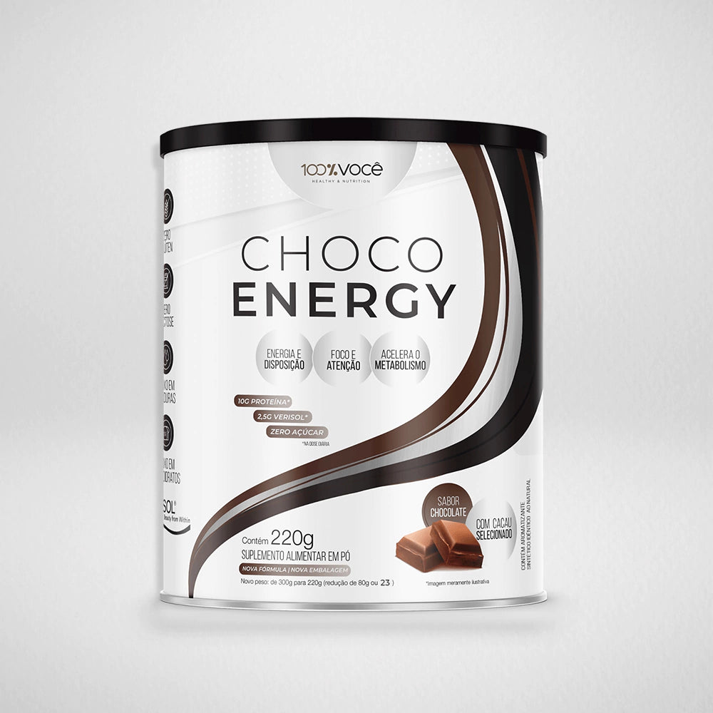 CHOCO ENERGY SABOR CHOCOLATE 220G 100% VOCE
