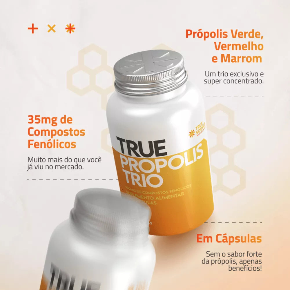TRUE PROPOLIS TRIO 60 CAPSULAS - TRUE SOURCE