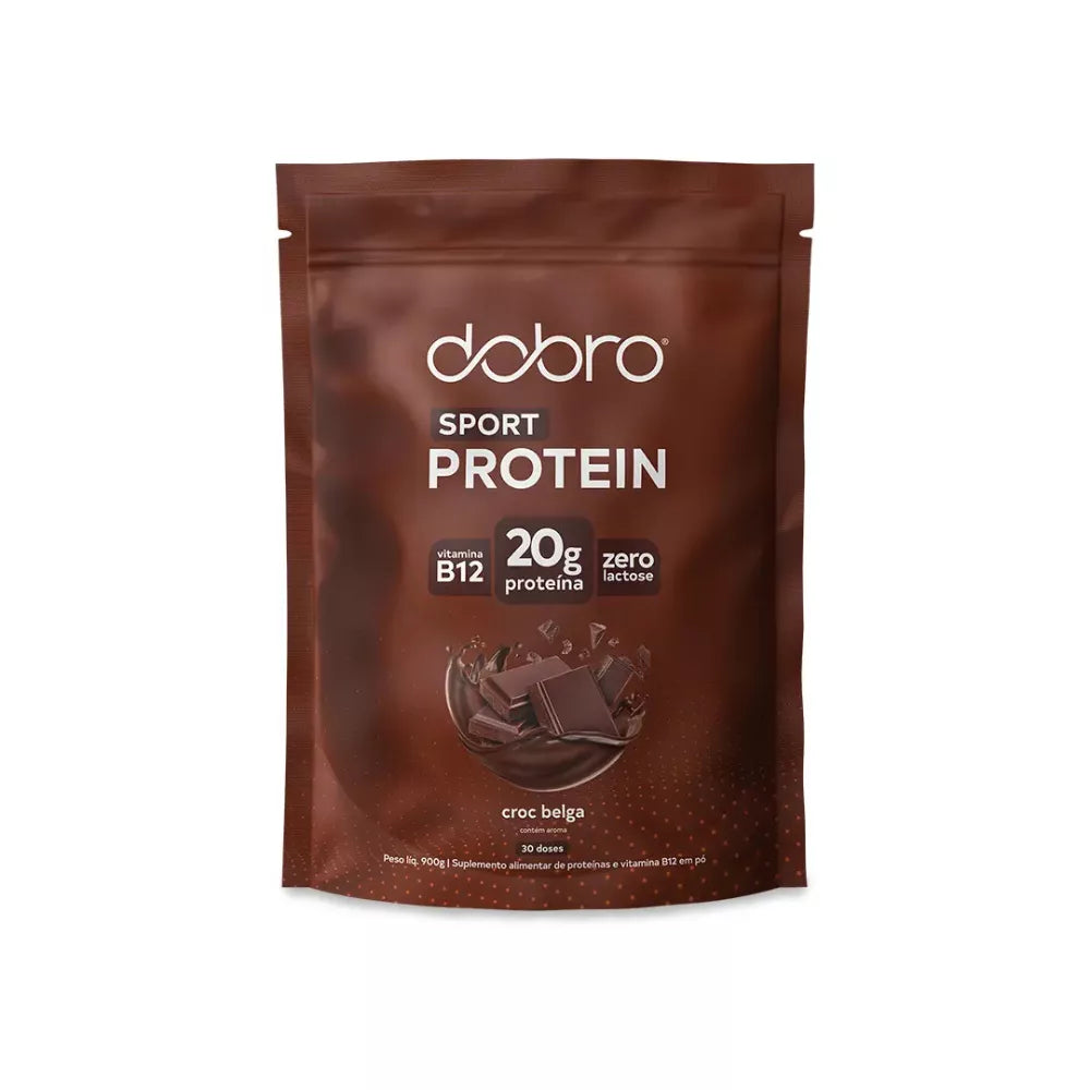 PROTEINA VEGANA POUCH DOBRO CHOCOLATE BELGA 900G
