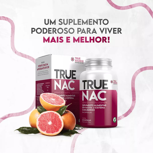 TRUE NAC 600MG 30 CAPS - TRUE SOURCE