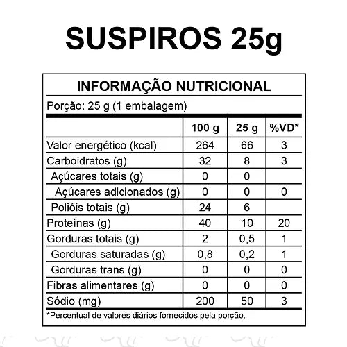 BISCOITO WHEY PROTEIN SUSPIRO WHEYVIV 25G