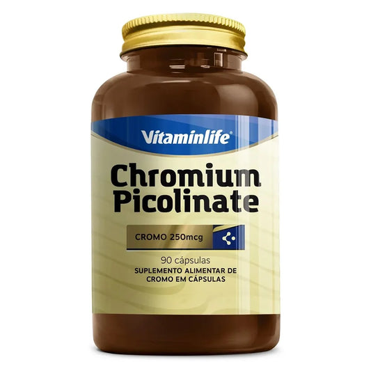 CHROMIUM PICOLINATE 250MCG 90 CAPS VITAMIN LIFE