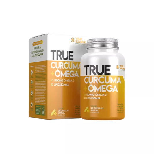 CURCUMA + OMEGA LIPOSSOMAL 120 CAPSULAS TRUE SOURCE