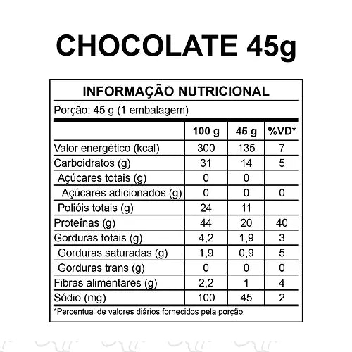BISCOITO WHEY PROTEIN CHOCOLATE 45G WHEYVIV