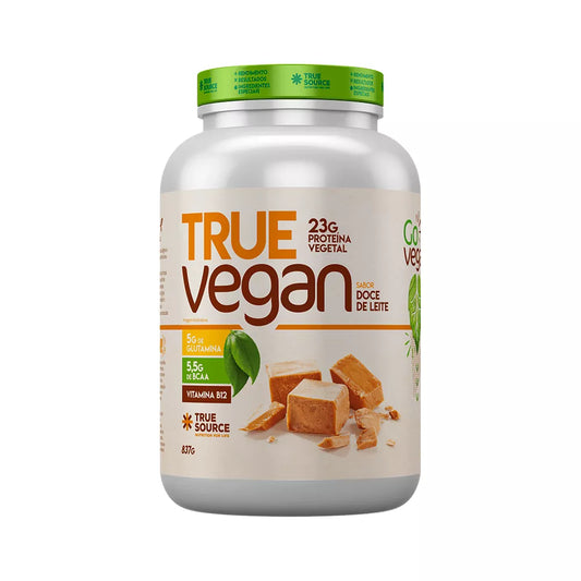 PROTEINA TRUE VEGAN DOCE DE LEITE 837G TRUE SOURCE