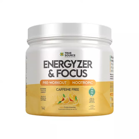 TRUE ENERGYZER & FOCUS FRUTAS AMARELAS 450G TRUE SOURCE