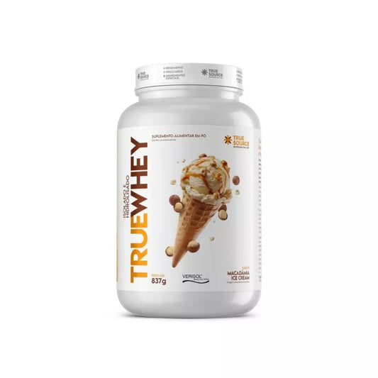 PROTEINA TRUE WHEY MACADAMIA ICE CREAM 837G - TRUE SOURCE