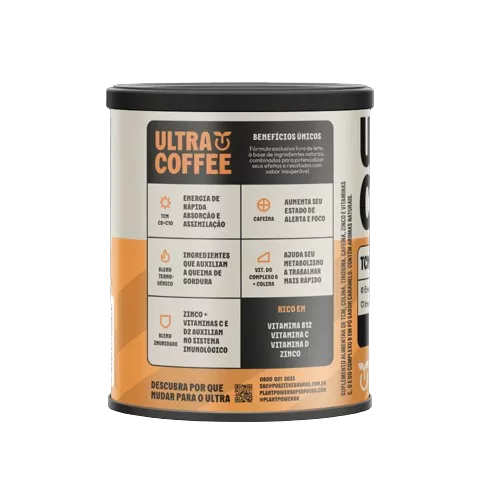 CAFÉ ULTRACOFFEE SABOR CARAMELO 220G -  PLANT POWER